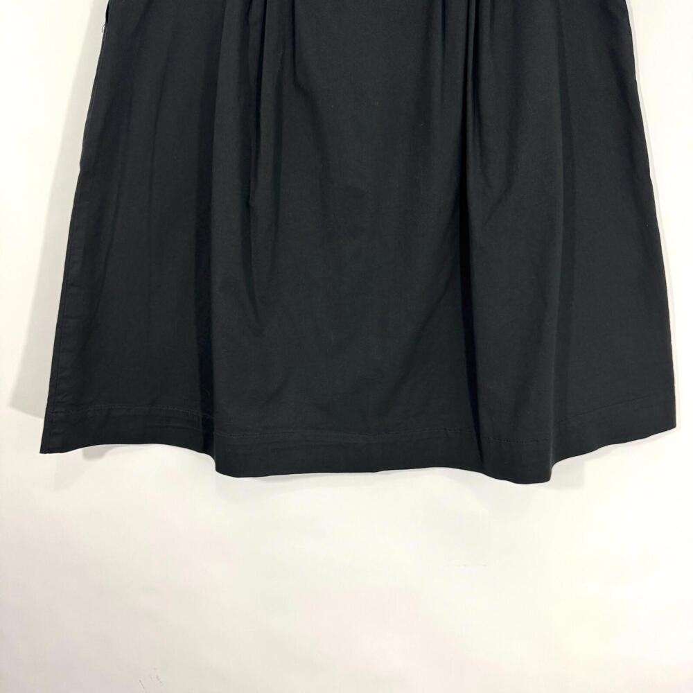 Trina Turk Women’s Size 8 Medium Black Cotton Blend Button Front A Line Skirt - Picture 10 of 10